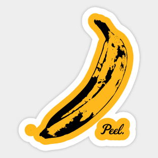 Banana Warhol Peel Sticker